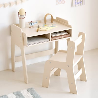 Bureau enfant et sa chaise «Lune» PA_LUNE PETITE AMELIE