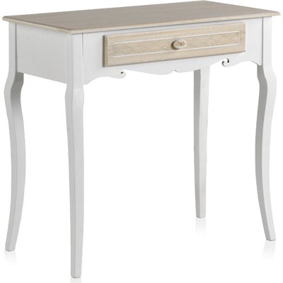 Console bois  style romantique avec tiroir  texturé RECOLLECTION