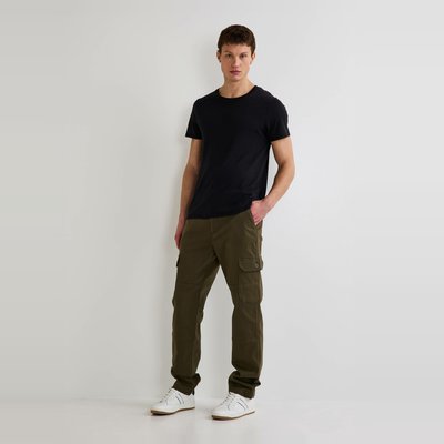 Pantalon poches cargo contenant du coton BIO MONOPRIX