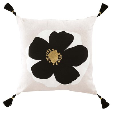 Coussin Issey fleur or DOUCEUR D'INTÉRIEUR
