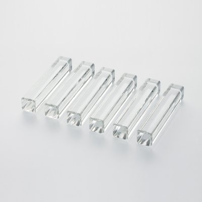 Coffret de 6 porte-couteaux réglette en cristal TABLE PASSION