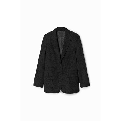 Desigual - Blazer ajouré silhouettes de fleurs DESIGUAL