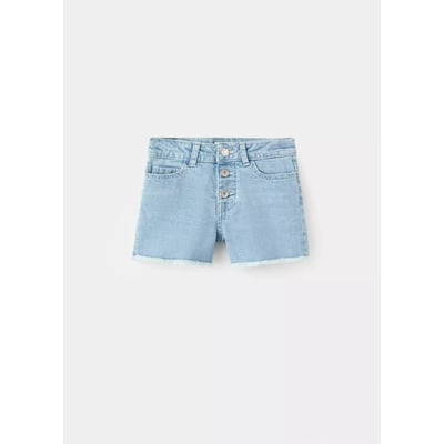 Shorts avec finitions effilochées MANGO KIDS