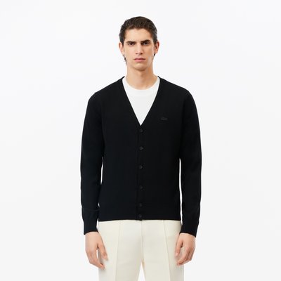 Cardigan en laine mérinos LACOSTE