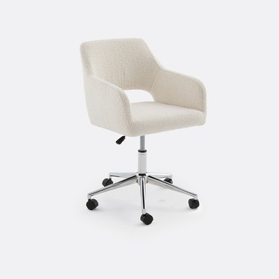 Fauteuil de bureau tissu bouclette, Esma LA REDOUTE INTERIEURS