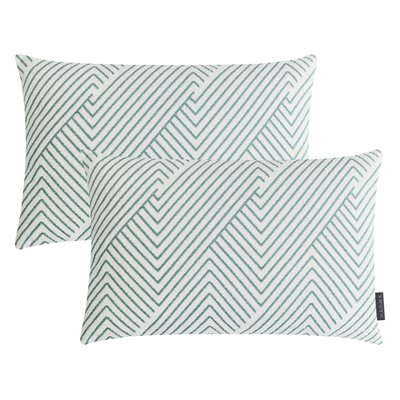 Housses de coussin jacquard TAMIR- Lot de 2 MAGMA HEIMTEX