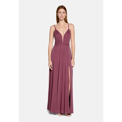 Robe de soirée à fils de fil textile VERA MONT