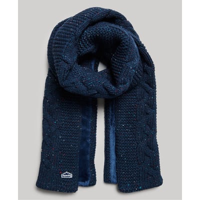 Écharpe en maille torsadée SUPERDRY