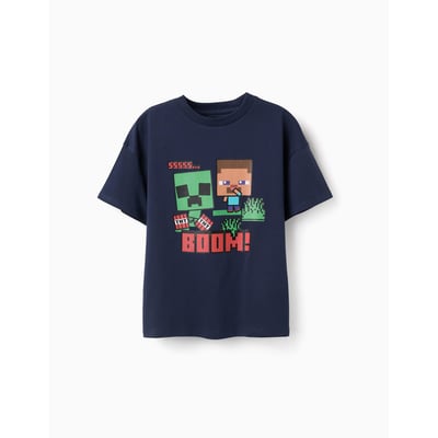 T-shirt en coton avec imprimés Minecraft ZIPPY