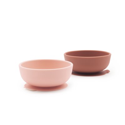 Set de 2 bols ventouse en silicone BAMBINO EKOBO