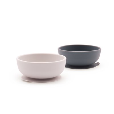 Set de 2 bols ventouse en silicone BAMBINO EKOBO