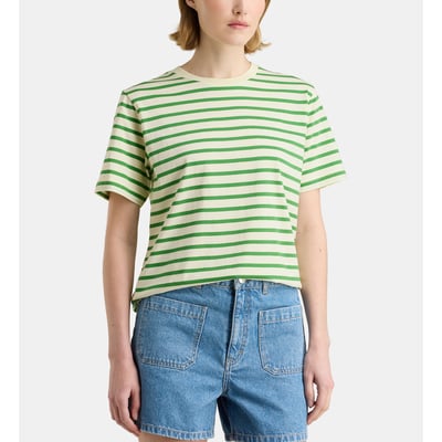 T-shirt droit noon ray rayures coton bio GALERIES LAFAYETTE