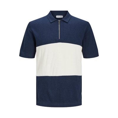 Polo in maglia collo con cerniera JACK & JONES