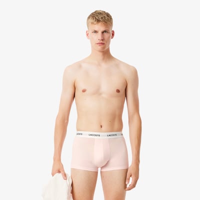 Lot de 3 boxers courts coton stretch LACOSTE
