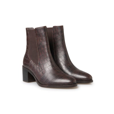 Bottes Cavalières Pediconfort Femme - Zippées Côté, Talon 4 Cm, Largeur Confort