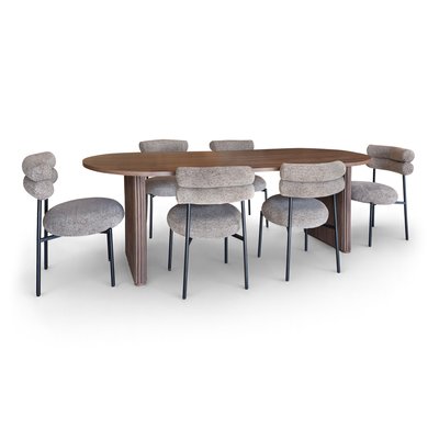 Ensemble table et 6 chaises, GINA NOW'S HOME