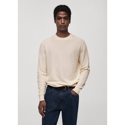 Pull-over maille coton microstructure MANGO MAN