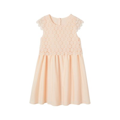 Robe de cérémonie effet 2 en 1 superposition en macramé VERTBAUDET