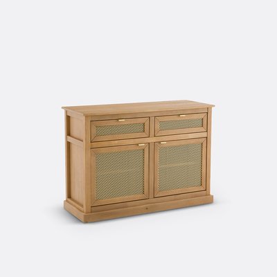 Sideboard Alvaro, Kiefer und Stahl mit Lochmuster LA REDOUTE INTERIEURS