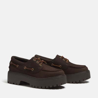 Keil-Derbys aus Leder STONE STREET BOAT SHOE TIMBERLAND