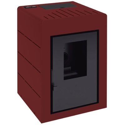 FM Poêle à granulés BP-CH0 4,6kW Rouge FM BIOMASA