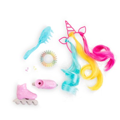 Ensemble Accessoires Coiffure Arc-en-ciel pour poupée Corolle Girls COROLLE