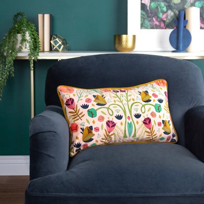 Riverside Botanics Velvet Filled Cushion SO'HOME