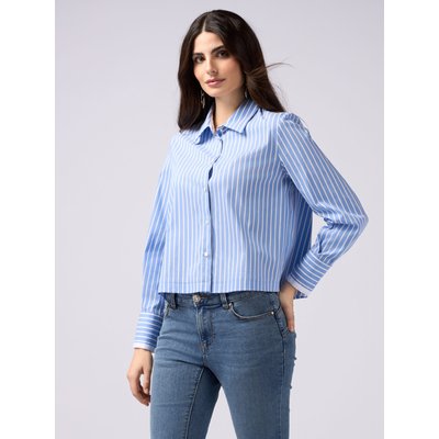Chemise réalisée en popeline de coton mélangé OLTRE
