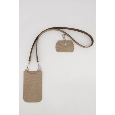 Sac en cuir, effet crocodile ULLA POPKEN