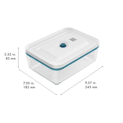 ZWILLING FRESH & SAVE Boîte pour réfrigérateur sous vide, verre, La Mer ZWILLING