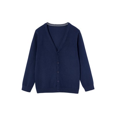 Gilet en maille col V BASICS VERTBAUDET