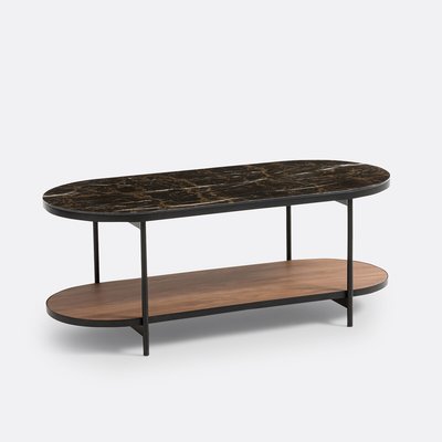 Gil Marble Effect Glass Top Coffee Table LA REDOUTE INTERIEURS