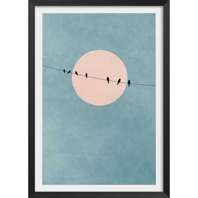 Affiche paysage Silence et gratitude HEXOA