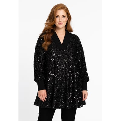 Tunique ornementée de sequins / à sequins YOEK