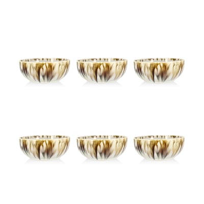 Lot de 6 coupelles en porcelaine 12cm, MAKA NOVASTYL