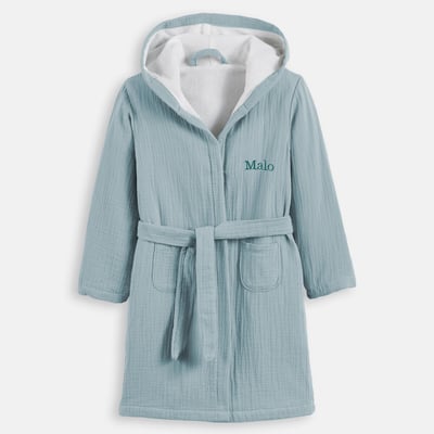 Peignoir enfant gaze de coton personnalisé, Kumla LA REDOUTE INTERIEURS