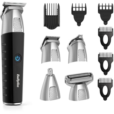 Tondeuse multi usages 11 en 1 MT812E, 4 hauteurs de coupe, précision 0,5 mm, autonomie 240 mn BABYLISS