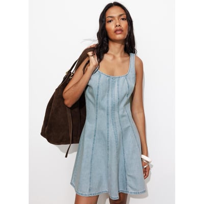Robe courte en jean PROMOD