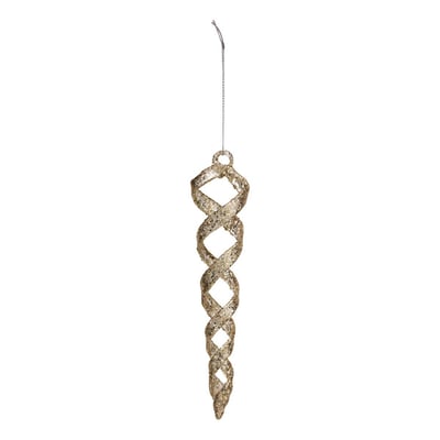 SDN VERRE GOUTTE STRIE OR 17CM ATMOSPHERA