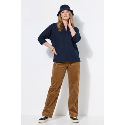 Pantalon en velours côtelé Mary, jambe large ULLA POPKEN