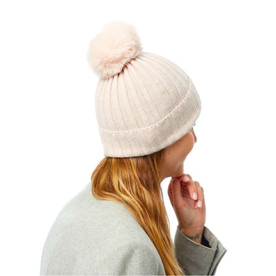 Bonnet Côtelé Uni à Pompon - 3 coloris - Unisexe - Taille unique - coton DRAEGER PARIS
