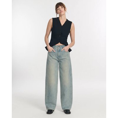 Jeans large taille moyenne long LABDIP