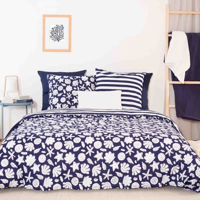 Parure housse de couette en coton imprimée, Capri C DESIGN HOME TEXTILE