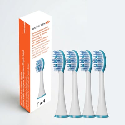 Brossette dentaire 4 brossettes pour combiné dentaire Essb ESSENTIEL B