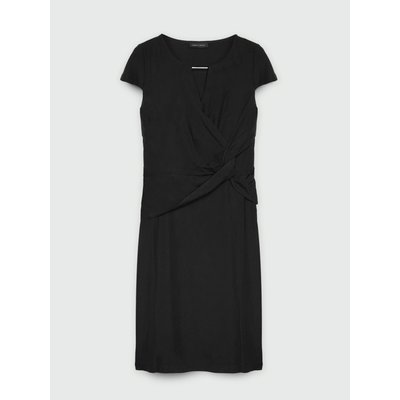 Vestito in jersey molto femminile con incrocio davanti e nodo sul fianco sinistro FIORELLA RUBINO