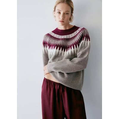 Pull de pyjama en maille à col rond MANGO