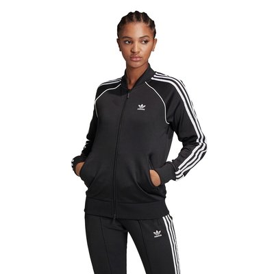 Cotton Mix Track Top with High Neck adidas Originals