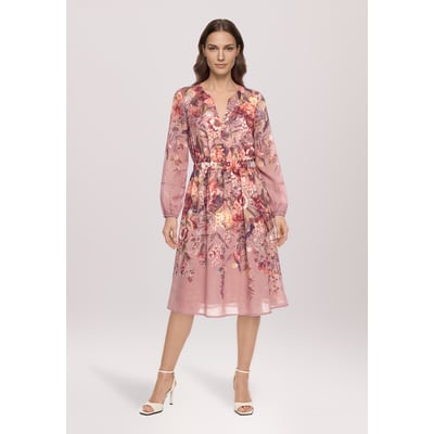 Robe longueur midi à imprimé VERA MONT
