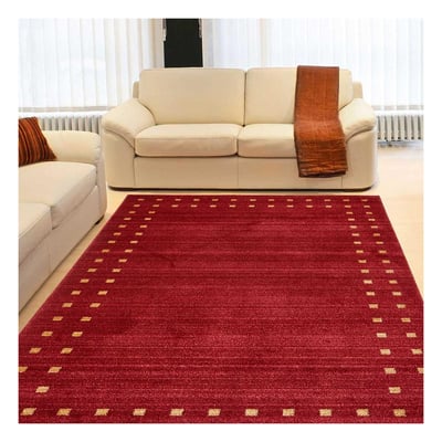 Tapis salon et chambre tissé motif simple CHOBAY 4 UN AMOUR DE TAPIS