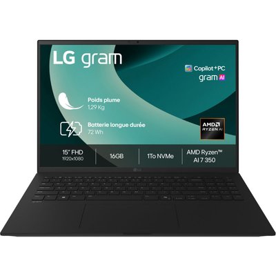 Ordinateur portable Gram 15Z80T-G.AU78F Copilot+ LG
